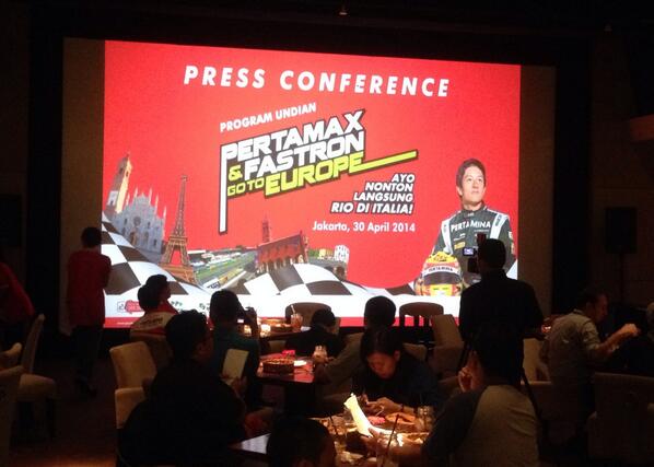 Press Conference Pertamax Fastron #gotoeurope 2014 siapakah yg beruntung tahun ini?