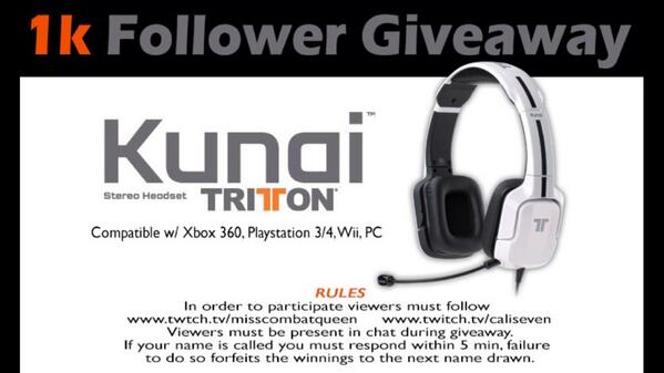 MissCombatQueen's tweet image. Hopefully happening this weekend !!! Woohoo @c4li7 @Zen_Dino  please retweet to help !! #contest #giveaways #tritton
