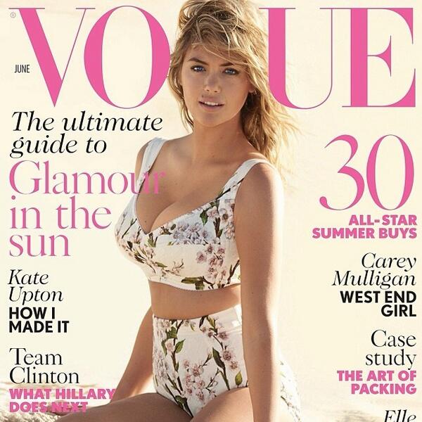 bigbrothergin's tweet photo. “@mariotestino: RT @dolcegabbana "Kate Upton is Vogue's June cover star, photographed by Mario Testino. http://t.co/GsDVZvaMhZ"”