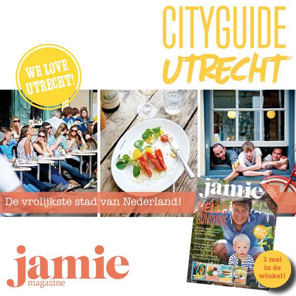 In de nieuwe J. Oliver Magazine Utrecht Cityguide met een ijsje natuurlijk van wie? ;) va morgen in de winkel.