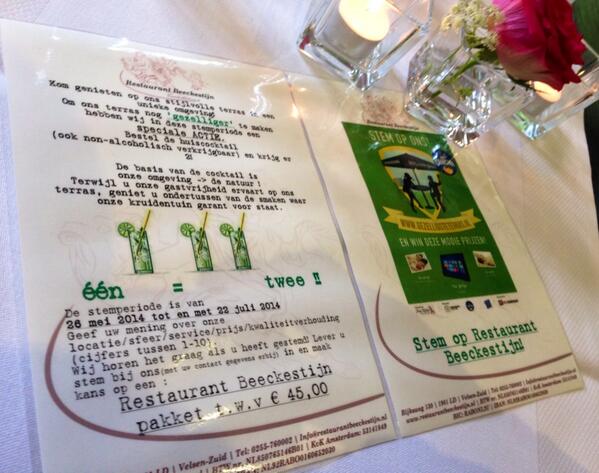 Rest. Beeckestijn  (@restbeeckestijn) on Twitter photo 