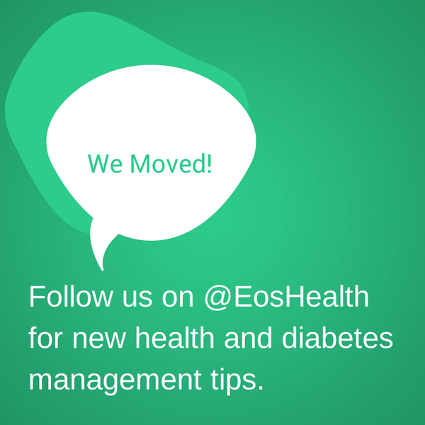 GlucoBuddy's tweet photo. Thank you for following @GlucoBuddy. For health tips on diabetes management, please follow our new feed @EosHealth. http://t.co/tFyRrmA8bR