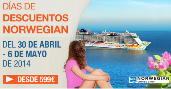 crucerosnetcom's tweet photo. Disfruta de la nueva #Promo de Norwegian Cruise Line !!!!  http://t.co/VDvdAgtoxB http://t.co/FvQBCuMTzH