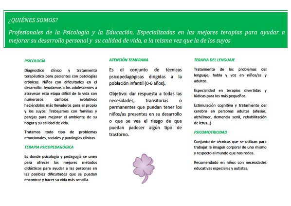 centroeltrebol's tweet photo. No dudes en contactar con nosotras por telefono o e-mail y pedir ya tu cita!
En el trebol te ayudamos a progresar =) http://t.co/Yab4X9BHRm