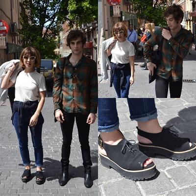 UCMFashion's tweet photo. Aquí tenemos a @AlvaroNaive y a @AleAlevale Geniales los outfits y muchas gracias por seguirnos chicos! http://t.co/lfRH1BQB3i