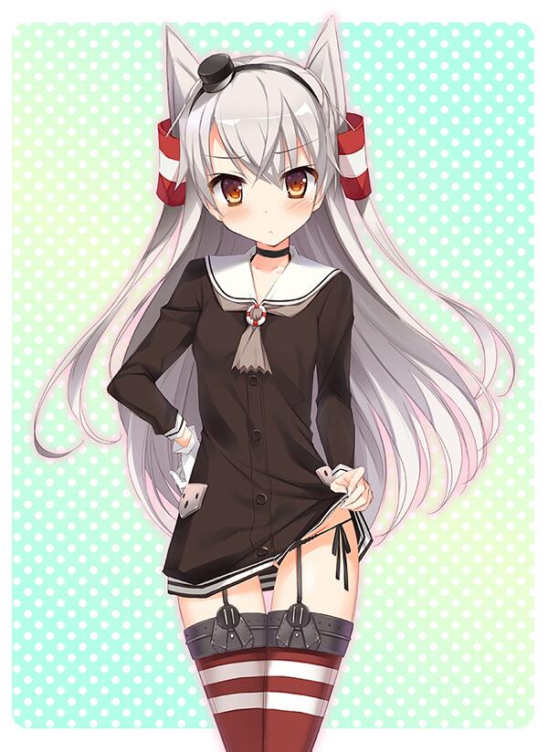 天津風(艦これ) 「久しぶりのらくがきで天津風さん描きましたヨ(o゜▽゜)o 」|きみしま青のイラスト