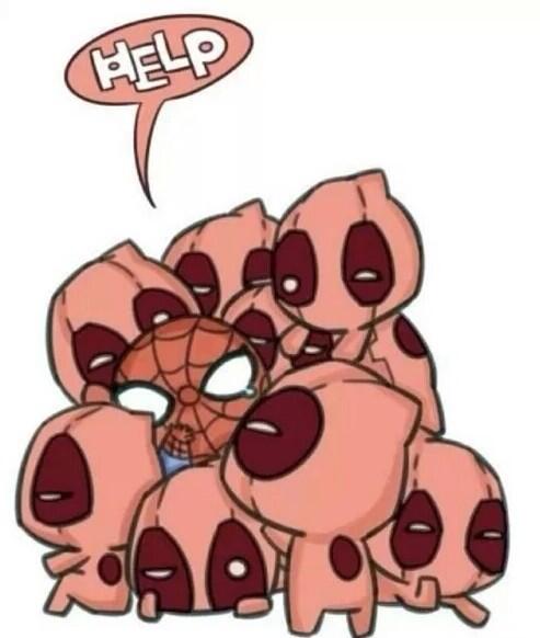 spnoelle's tweet photo. Poor spidey http://t.co/qNhnwCDEok