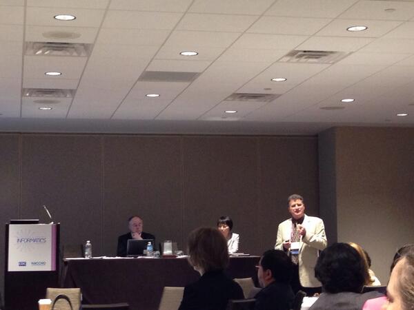 sarahmerci's tweet photo. Bill Brand on an informatics-savvy org. @PHInformatics #2014PHI http://t.co/27s8K3baTU