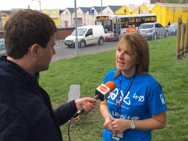 Clyde1News's tweet photo. This hour hear from Louise Hamilton who is behind the @Glasgow2014 anthem.... http://t.co/i0cbw5dkOA