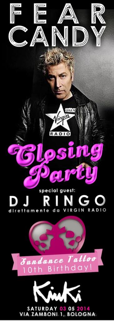 VIRGINRINGO's tweet photo. #Bologna soon!! Ready to rock? @KinkiClub #FearCandy http://t.co/jNsx7w0RWb