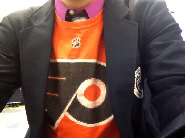 roccod17's tweet photo. @Buccigross rockin this bad boy under my blazer today http://t.co/OXOBIhSBmY