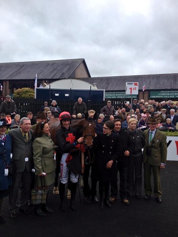 The winning connections. "I can't wait to send him over fences- that's his last hurdle," Liz Doyle said.