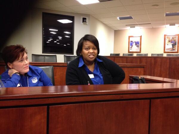 ClassClowne's tweet image. Carla asking the final question at the Executive round table