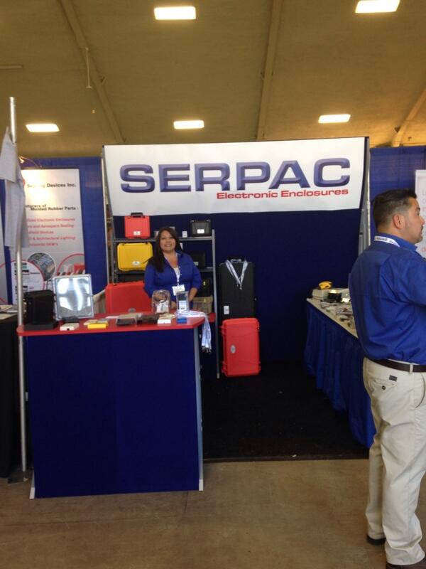 SerpacEnclosure's tweet photo. Del Mar Electronics Show. We are located in the Bing Crosby Hall booth 352. Stop by! http://t.co/dyUOAjDnCe