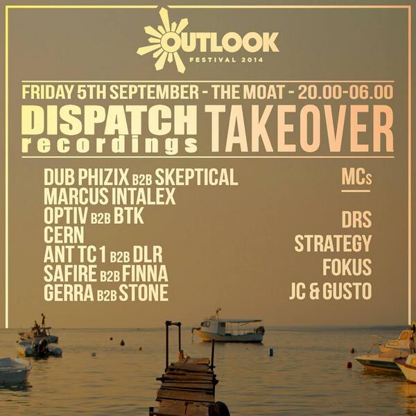 Dispatch Recordings takes over the Moat for an 10 hours on Friday! @AntTC1 <a href="/Dubphizix/">Dub Phizix</a> @Skepticaluk <a href="/marcusintalex/">Intalex/Trevino</a>