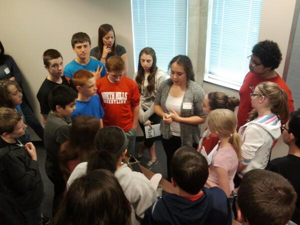 SolePowerTech's tweet photo. Showing off SolePower and talking about STEM projects at North Hills Middle School #STEMDay http://t.co/ZbPX09XKKv