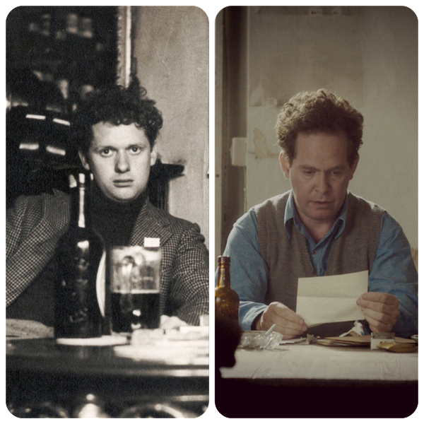 BBCWales's tweet photo. Tom Hollander *IS* #DylanThomas.

#APoetInNewYork — 9pm, @BBCOne Wales » http://t.co/zhWiLQuIgY

Don't miss this. http://t.co/v1WvlrR3Bb