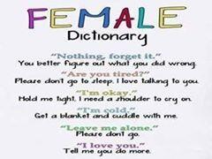 LeonoraHercules's tweet photo. So true #FemaleFeelings #FemaleDictionary http://t.co/G0vW9cpnL2