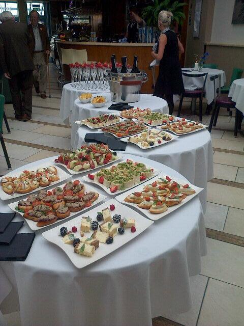 Tasty nibbles and a glass of fizz!
