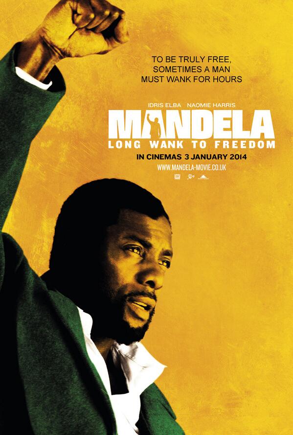 Falseadverts's tweet photo. Looking forward to the new Mandela movie. http://t.co/55pMImdngK