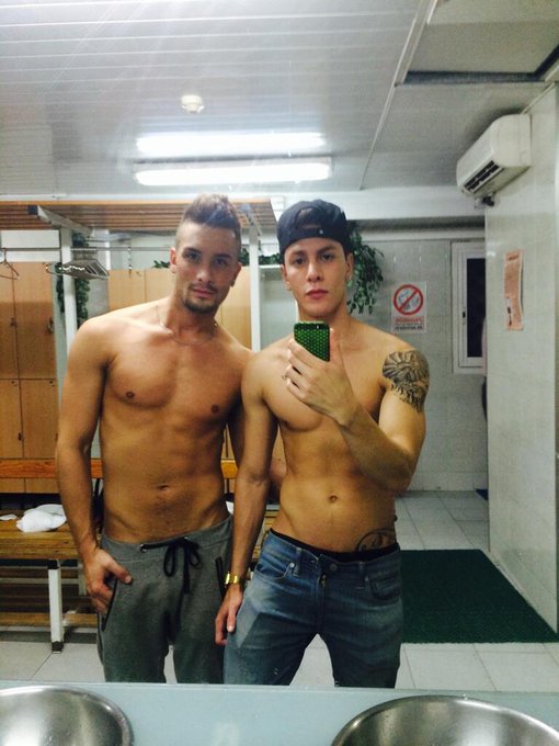 Gym gym gym ? #gym #gaysex WITH MY BF @ANGEL_CRUZ_STAR ❤️ http://t.co/ab5veI4pii