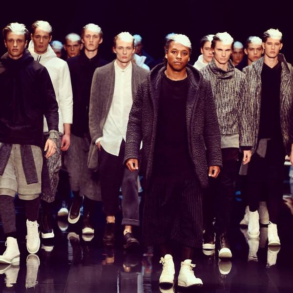 Unpublished: <a href="/LupeFiasco/">“SAMURAI” Now Playing</a> with the male models on the <a href="/SongfortheMute/">Song for the Mute</a> runway at #MBFWA