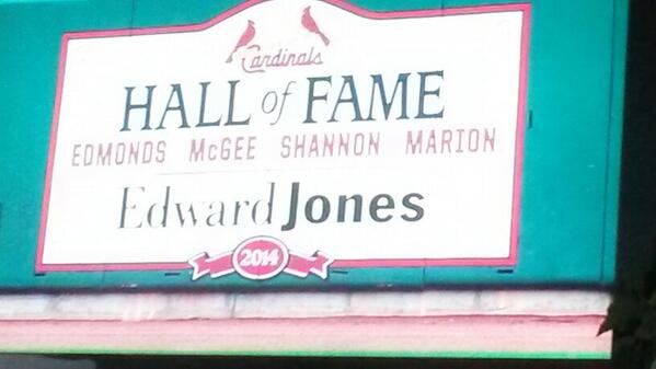 GregWHDrums's tweet photo. Congrats! @JimEdmonds http://t.co/An4Yriqwsu