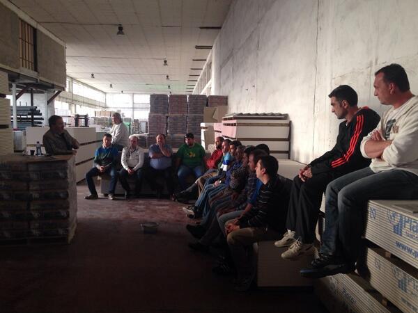 FORBASER's tweet photo. Charla para los profesionales de la placa http://t.co/ss47VaBlFP