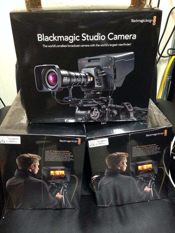 We got three. Time to test with the flypack.  #BMSC #blackmagiccamera @BlackMagic_Cine @Blackmagic_News @BMCCusers