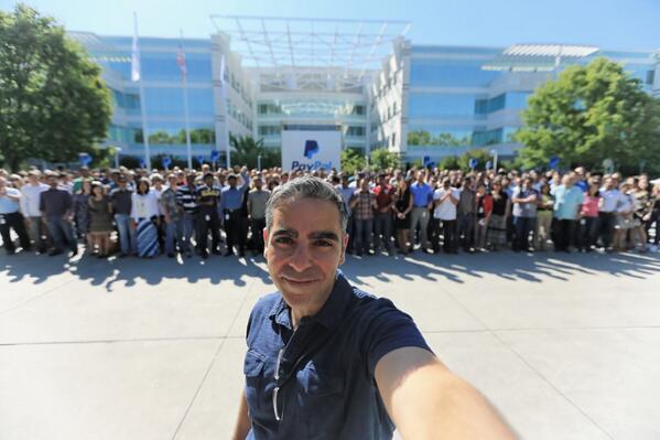 davidmarcus's tweet photo. Welcome to the new #PayPal. @TheEllenShow #selfie's got nothin' on us :) http://t.co/mMnq4dkVyF