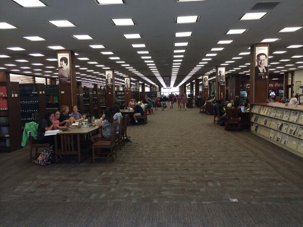 Thomas Cooper Library during finals. Hotter than Five Points!@UofSC