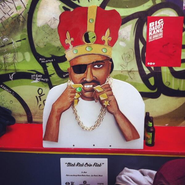 Classquatch's tweet image. A lil sumtin sumtin I made for the Boom Bap BBQ #SlickRick coin flick