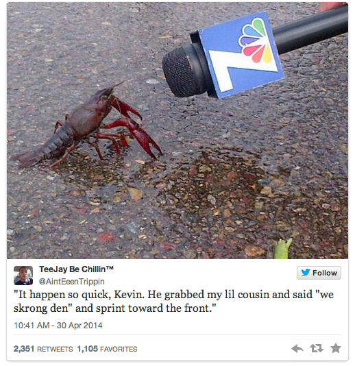 The internet had a FIELD DAY with Jameis Winston’s crab leg heist. 