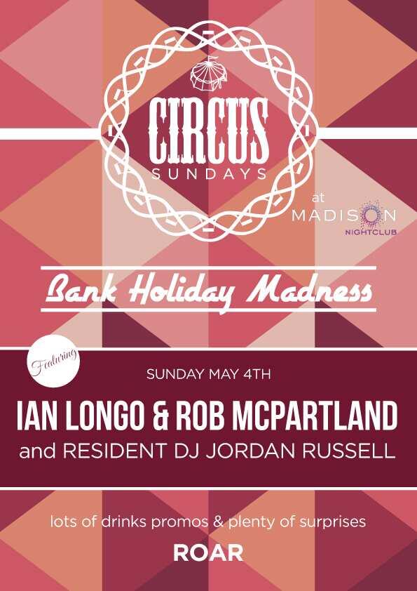 <a href="/MadisonDublin/">Madison Nightclub</a> <a href="/ianlongo/">Ian Longo</a> <a href="/RobMcpartland/">Robert McPartland</a> Looking forward to some big bank holiday fun with two of our favourite dj's!!