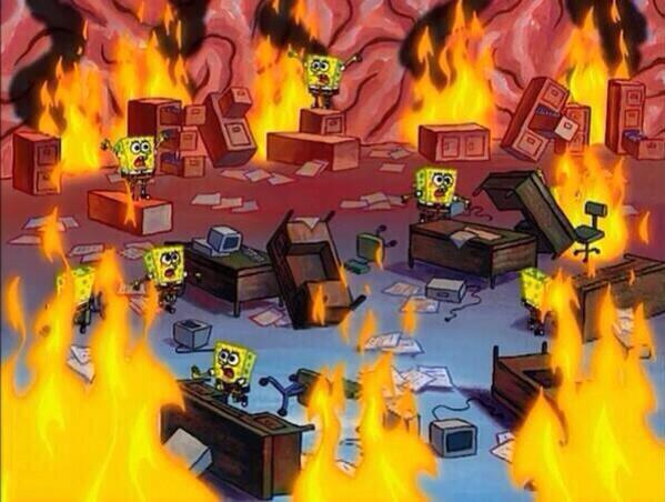 byreIatable's tweet photo. My brain during finals week http://t.co/yIkQnSWBk1