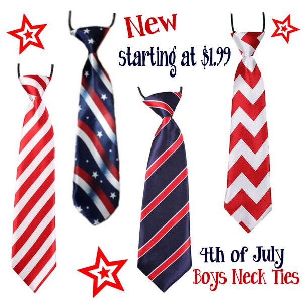 KayBoutique's tweet photo. 4th of July Neck Ties @LittleBoyMart http://t.co/KOkmvTQmCI