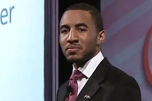 AU_SPA's tweet photo. SPA's @deontjones at #GNSummit with @AmericasPromise: "No child is too far gone." http://t.co/JphtWEi9jJ http://t.co/mGesFxPAuh