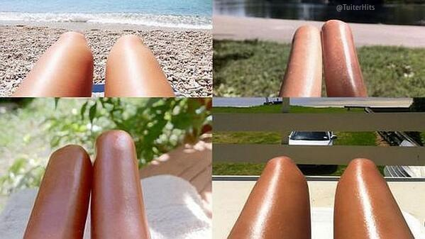 TuiterHits's tweet photo. Se acerca la temporada de fotos de piernas y/o salchichas tomando el sol. http://t.co/sDKRZwM4QQ