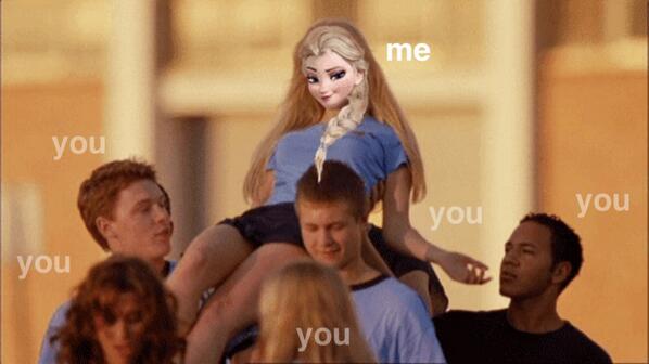 ItsFrozen2's tweet image. in honor of mean girls