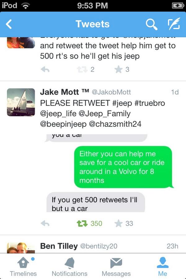 bentilzy20's tweet photo. Y'ALL GOTTA GO RETWEET THIS!! EVERY ONE COUNTS!! @helpjakemott @JakobMott http://t.co/XXigtguxFJ