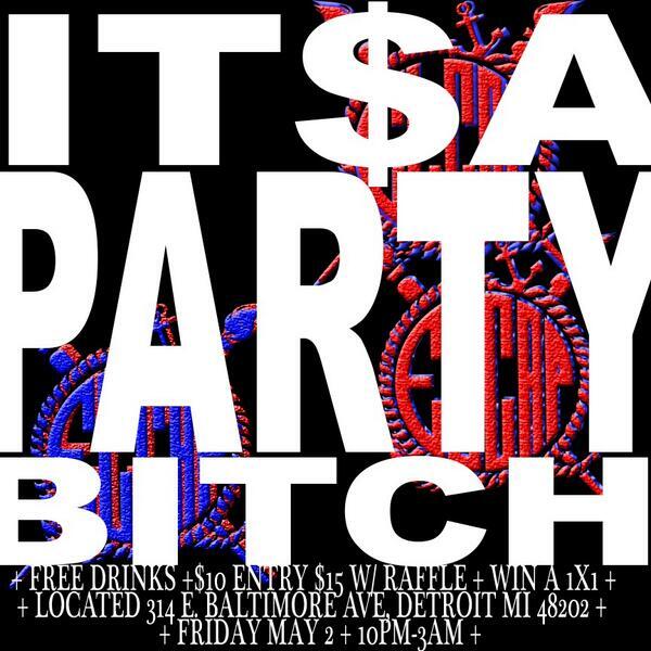 Friday be at <a href="/EricMafuknLowry/">1X1 Studio</a> #ItsAPartyBitch $10 ft Special Guest &amp; Shoe raffles $15 10p-3a @ 314 E. Baltimore