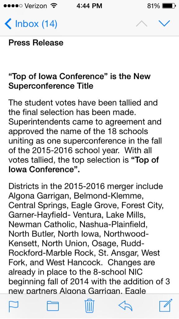 MoeHoward23's tweet image. &quot;@GGjared: Here&apos;s the new name of the Corn Bowl/NIC: http://t.co/17fsUY6qDM&quot; How&apos;d I miss this? @CoachClev&apos;s prints all over it. #Toreadors