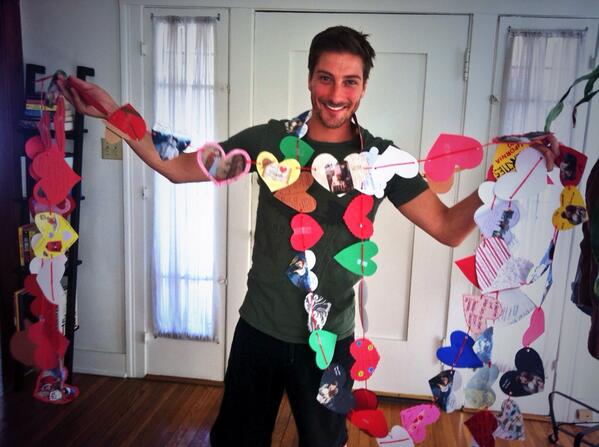Wow! I just got a lot of heart shaped notes from the fans of #wcth and I am blown away! Thank you so much. #Hearties