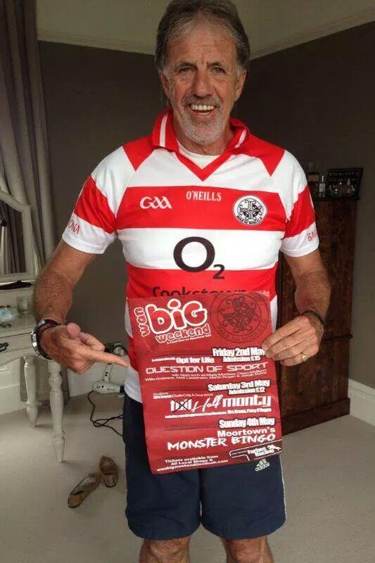 CahairOKane1's tweet photo. Mark Lawrenson in a Moortown jersey. Now there's something ye don't see every day http://t.co/S1PF0Iib4E