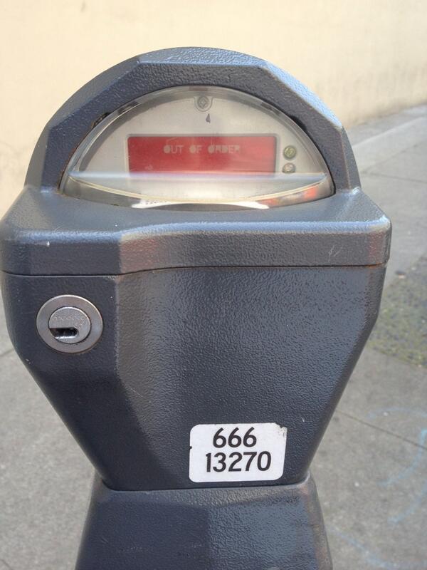 joelriddell's tweet image. Hey @SFMTA_SFpark if the meter is broken - if i park- will I get a ticket? #NotATrickQuestion