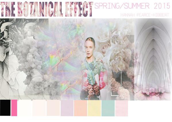 HOWTOOSTYLE's tweet image. Final Collection Mood Board... Botanical Effect Collection.. Pictures of the final collection will be up end of May.