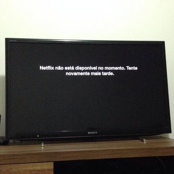 Netflix fora do ar no mundo todo!! Como assim??