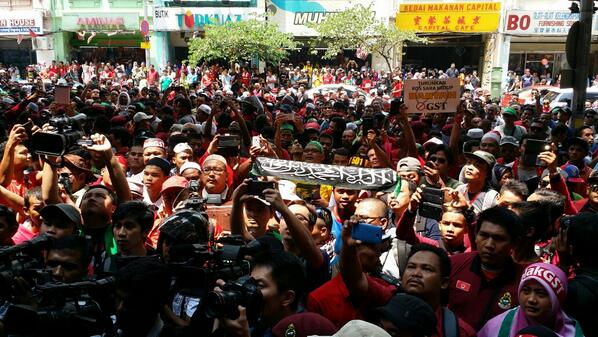 Himpunan Anti- GST Di Dataran Merdeka