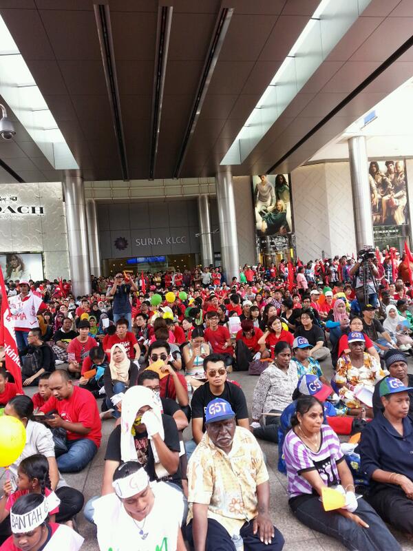 Himpunan Anti- GST Di Dataran Merdeka