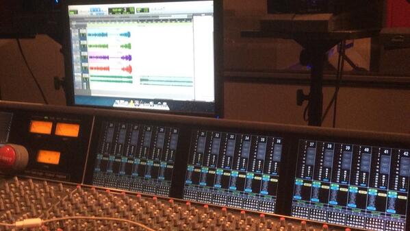I'm in the studio with the Muny kids.